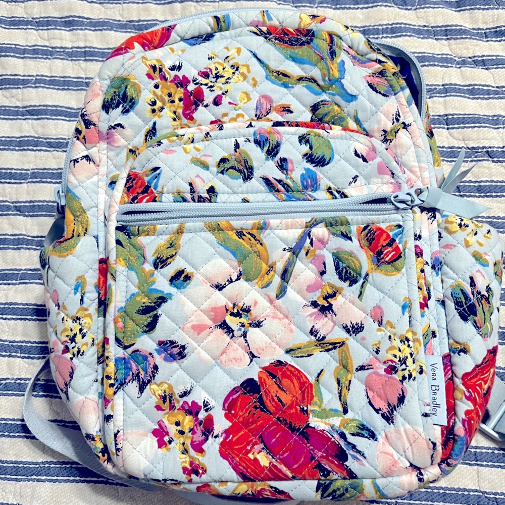 Vera Bradley mini backpack sea air floral